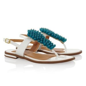 Chicos Tina White Sandals